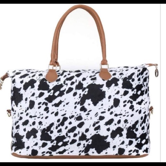 Cow Print Duffel bag - Picture 2 of 2